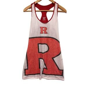 Rutgers University R Racerback Shirt Dress Red Scarlet Knights